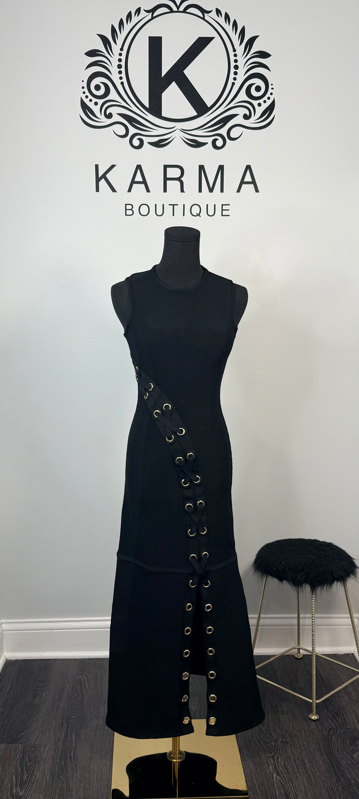 Miss Body Maxi Dress - Black