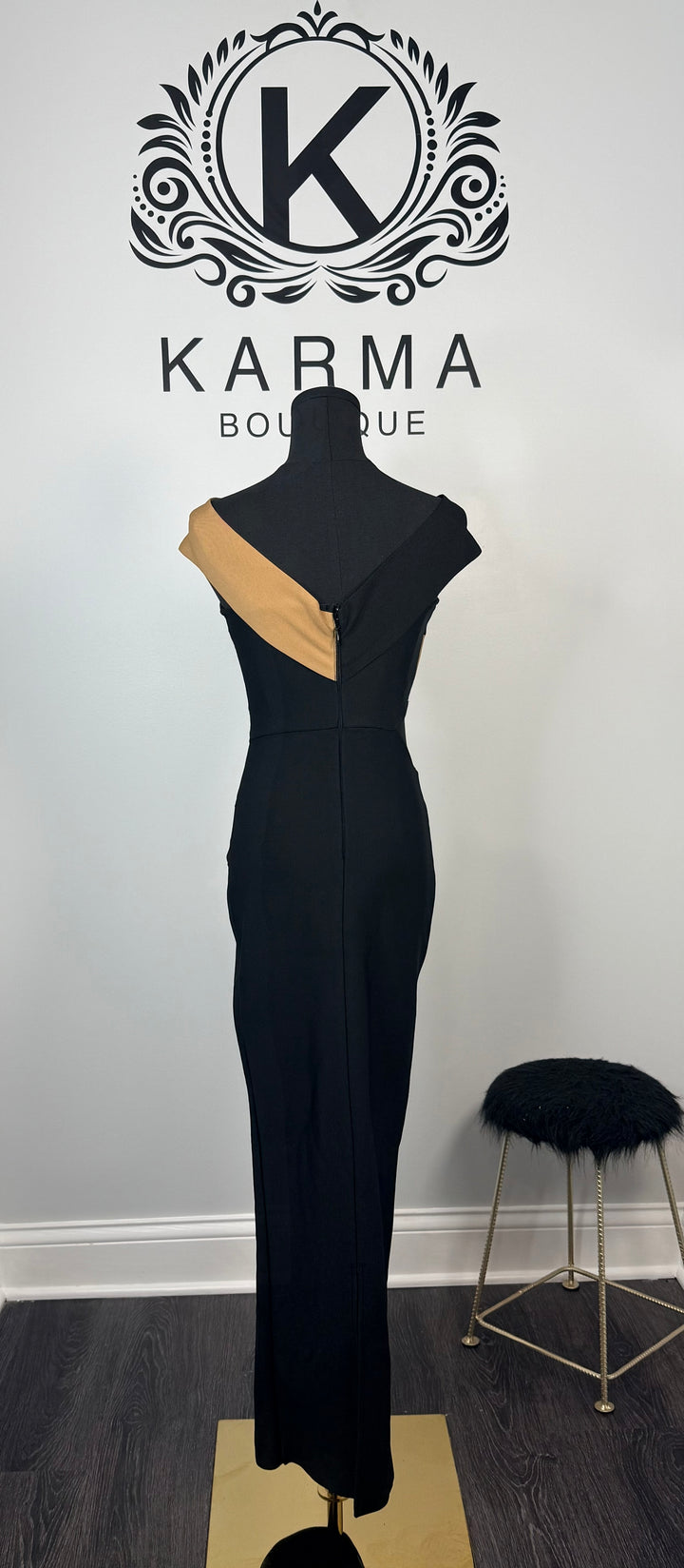 Bandaged Baddie Maxi Dress - Black