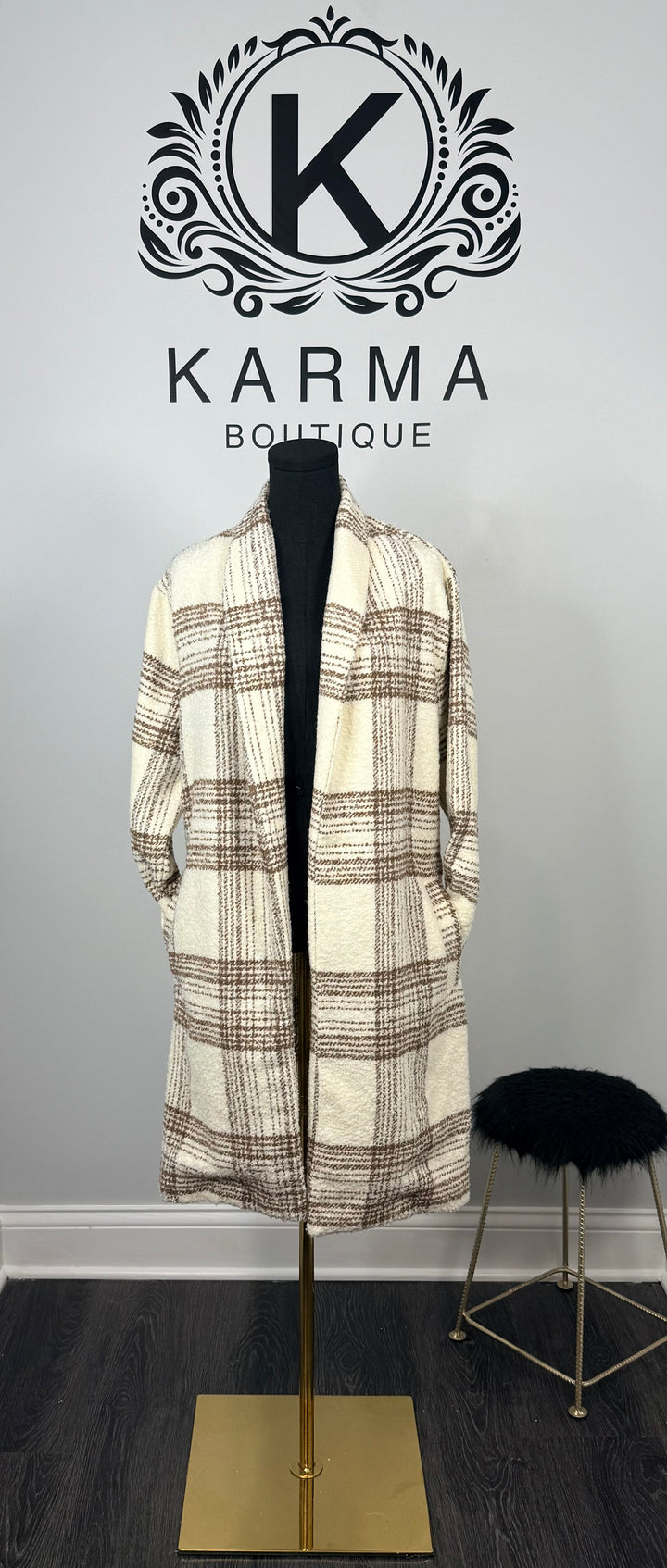Mary Jane Plaid Coat