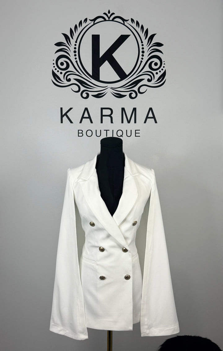 The Natasia Blazer - White