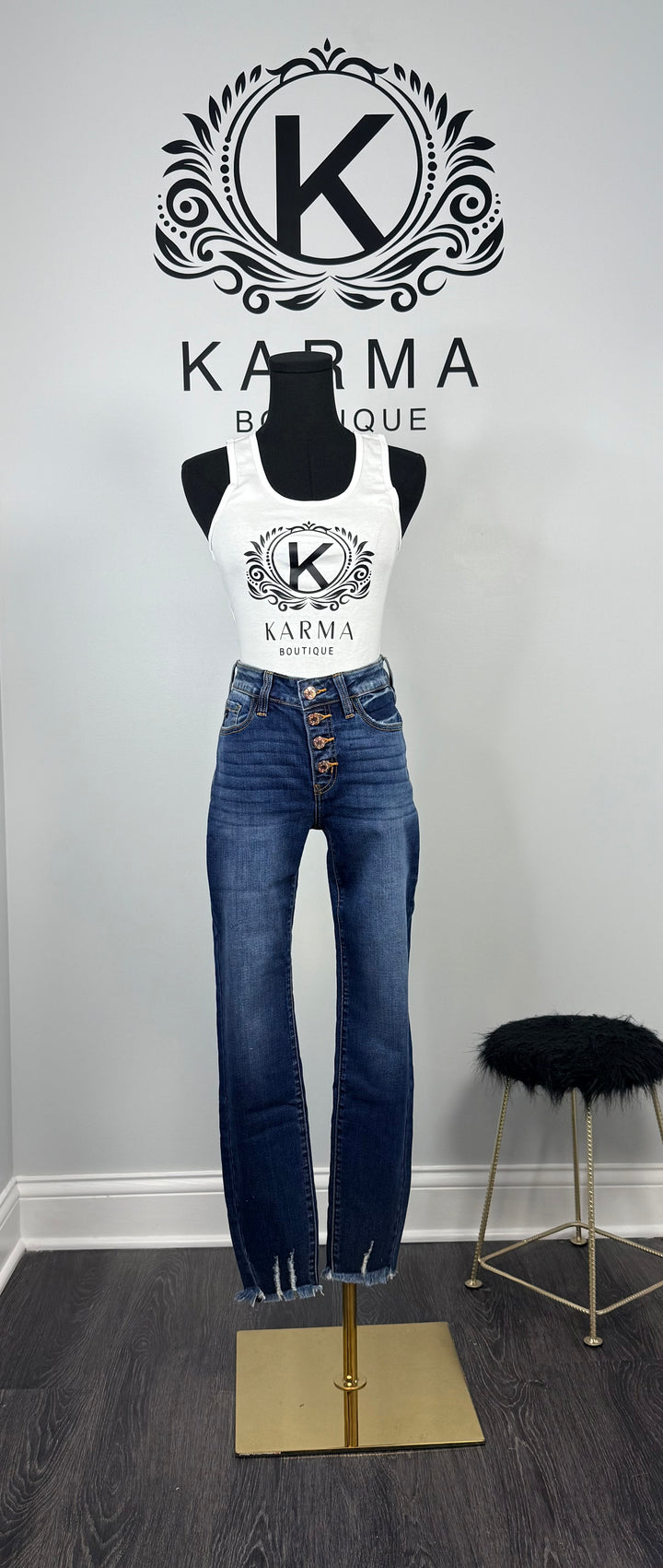 Gemma High Rise R&amp;B Skinny Jean