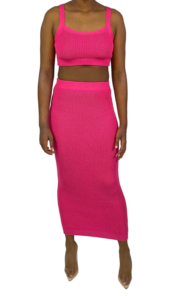 Kendall Knit Maxi Skirt Set