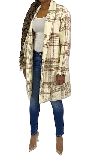 Mary Jane Plaid Coat