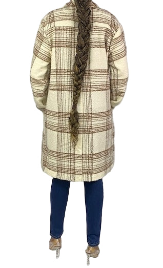 Mary Jane Plaid Coat