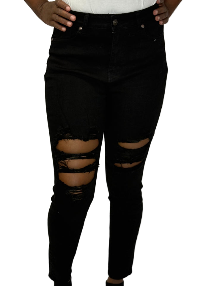 Miami Heat Ripped Stretch Jeans