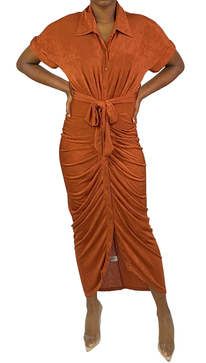 Ruching Me Along Dress
