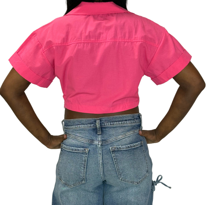 So Twisted Collared Top