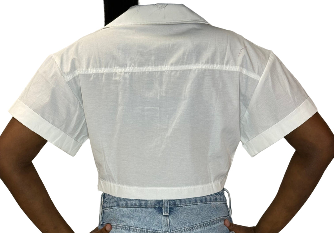 So Twisted Collared Top