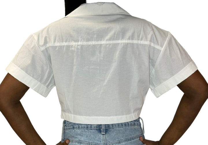 So Twisted Collared Top