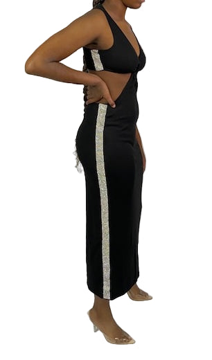 Tracy North Maxi Sweater Dress - Black
